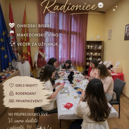 Pearls & Wine radionice